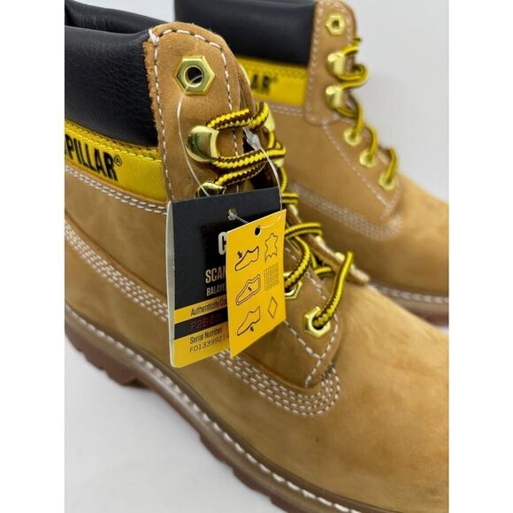 NWB Caterpillar CAT Colorado Boot Honey Reset Nubuck Suede Leather P306831 US 6 - Picture 5 of 9